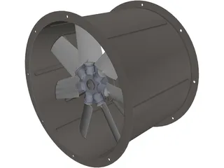 Exhaust Hood Factory 3D Model preview