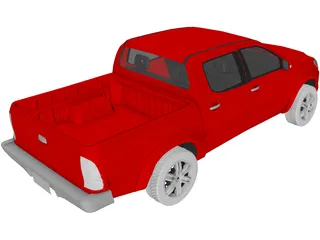 Toyota Hilux (2010) 3D Model preview