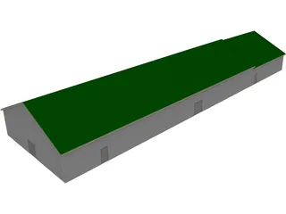 Mercantile Building Greene County Fairground 3D Model preview