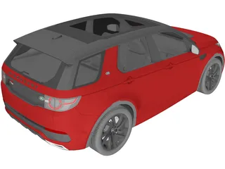 Land Rover Discovery Sport (2016) 3D Model preview