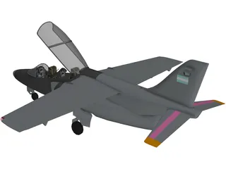 FMA IA-63 Pampa 3D Model preview