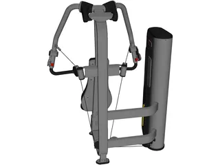 Bench Press 3D Model preview