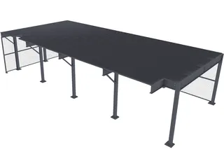Storage Room Mezzanine 3D Model preview