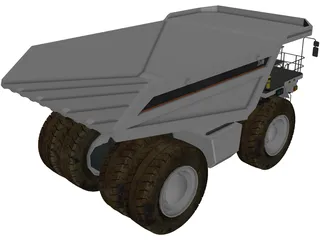 Mining Dump Truck 3D Model preview