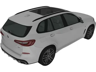 BMW X5 M Sport (2019) 3D Model preview