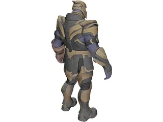 Thanos Armor 3D Model preview