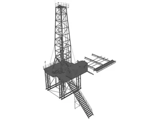Land Rig 3D Model preview