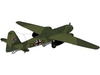 Arado Ar 234 Blitz (1945) 3D Model preview
