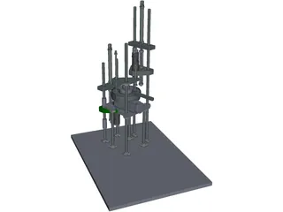 Terminal Tapping Machine 3D Model preview