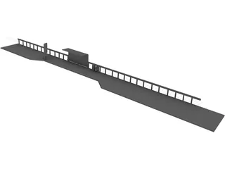 Bus Stop 3D Model preview