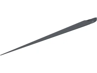 Threading Needle 3D Model preview