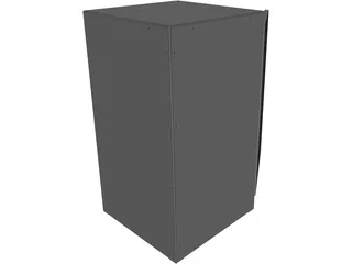 Electrical Cabinet 3D Model preview