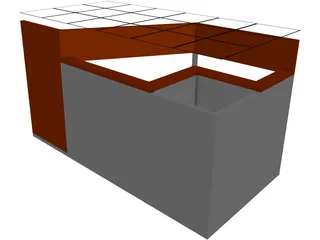 Exhibition Stand 3D Model preview