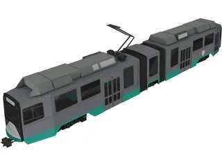 Train 3D Model preview