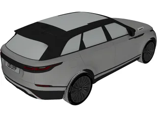 Range Rover Velar (2018) 3D Model preview