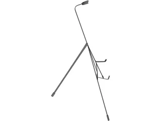 Electric Guitar Stand 3D Model preview