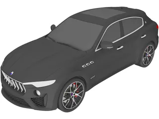 Maserati Levante S Q4 GranSport (2019) 3D Model preview