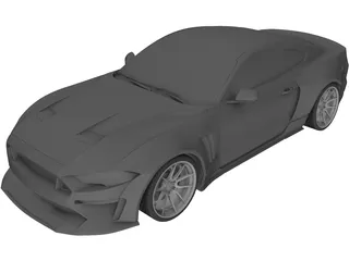 Ford Mustang GT Fastback (2018) 3D Model preview