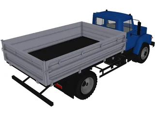 GAZ 3307 3D Model preview