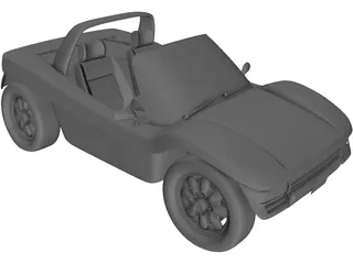 Dune Buggy 3D Model preview