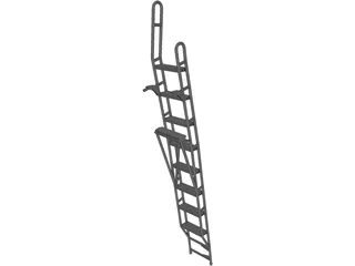 Su-27 Boarding Ladder 3D Model preview