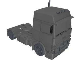 Renault Magnum R365 3D Model preview