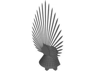 Toyotomi Helmet 3D Model preview