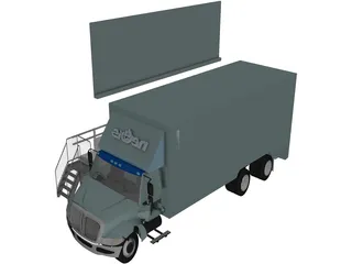 Event Truck 3D Model preview