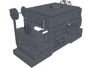UG Pumping Unit 3D Model preview