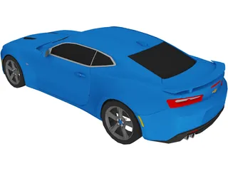Chevrolet Camaro SS (2016) 3D Model preview