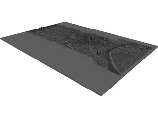 Philadelphia City 3D Model preview