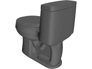 Toilet 3D Model preview
