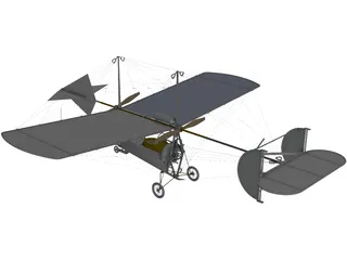 Vlaicu II 1910 3D Model preview