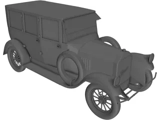 Pierce-Arrow Model 7 (1920) 3D Model preview