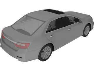 Toyota Camry (2012) 3D Model preview