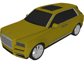 Rolls-Royce Cullinan (2019) 3D Model preview