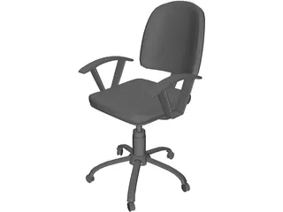 Office Chair 3D Model preview