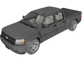 Chevrolet Silverado 3D Model preview