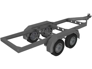 Trailer 3D Model preview