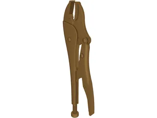 Vice Grip Plier 3D Model preview