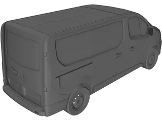 Renault Trafic 3D Model preview