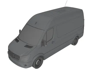 Mercedes-Benz Sprinter (2014) 3D Model preview