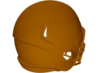 Football Helmet 3D Model preview