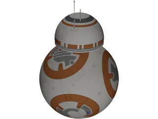 BB-8 Star Wars 3D Model preview