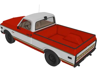 Chevrolet Silverado SS (2002) 3D Model preview