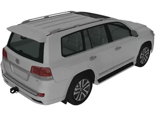 Toyota Land Cruiser (2016) 3D Model preview