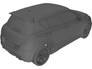 Suzuki Swift Sport 3D Model preview