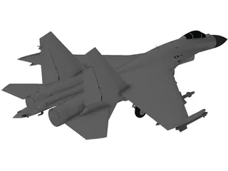 Sukhoi SU-35S Flanker-E 3D Model preview