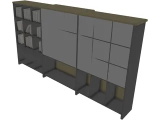 Cupboard 3D Model preview