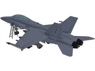 F-18D 3D Model preview